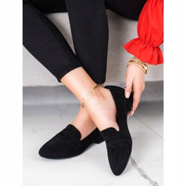 Sergio Leone Lordsy na nízkých podpatcích černá 1