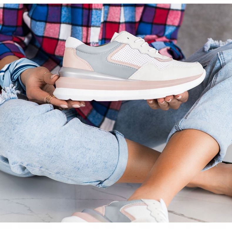 ARTIKER Kožené Tenisky Na Platformě vícebarevný 1