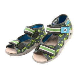 Sandály Befado dětské boty 350P023 zelený 1