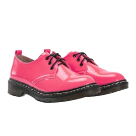 Růžové lakované boty Jocelyn růžový 2