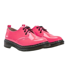 Růžové lakované boty Jocelyn růžový 4