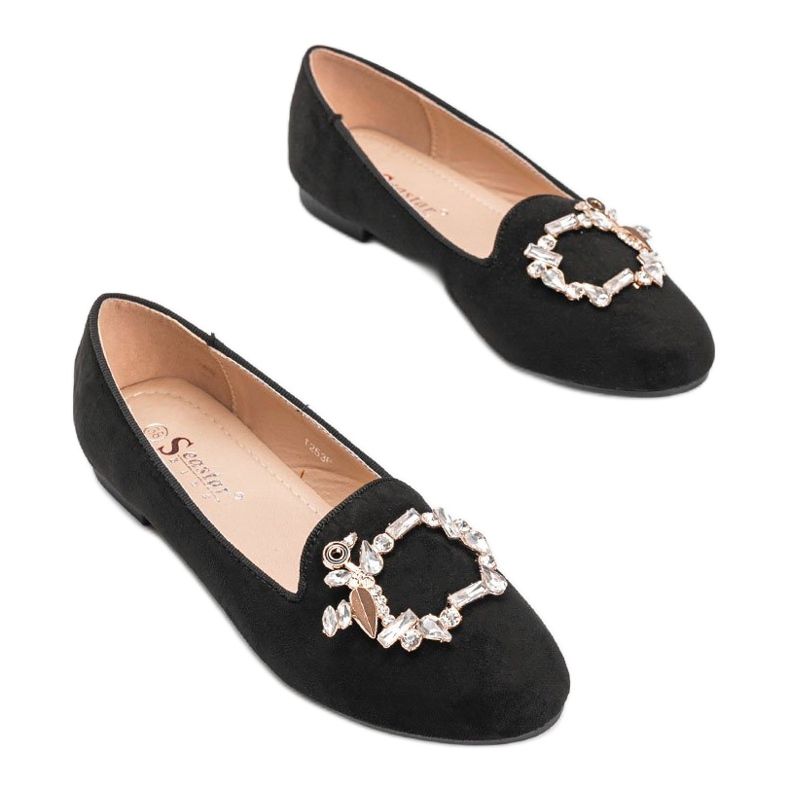 Černé dámské mokasíny Brille černý 1