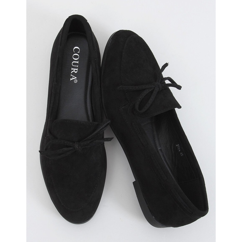 Klasické černé dámské mokasíny 3394 Black černý 1