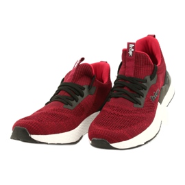 Lee Cooper Pánská sportovní obuv LCW-21-29-0173M Červená černá 1