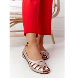 Kožené Maciejka Golden Ballerinas 04506-25 zlatý 2 Kožené Maciejka Golden Ballerinas 04506-25 zlatý 2