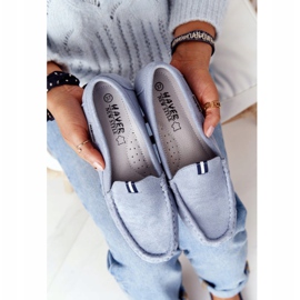 PH1 Dámské semišové modré sanmarino mokasíny modrý 1