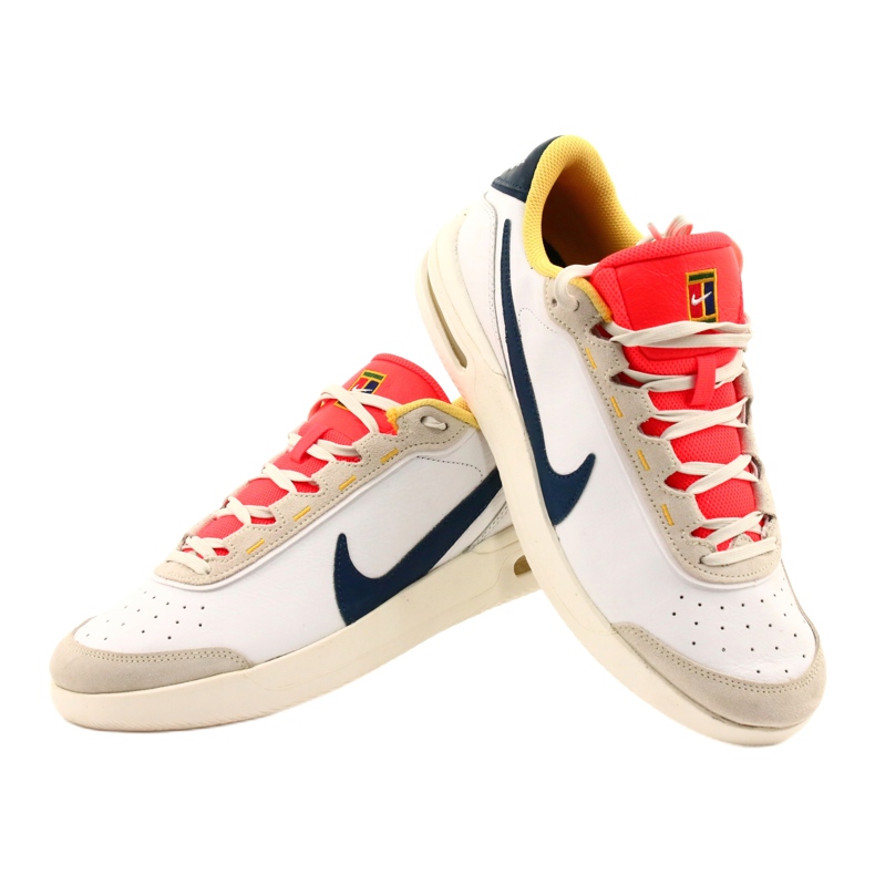Pánská bota Nike Air Max Vapor Wing Premium bílá CT3890 102 bílý námořnická modř pomerančový šedá žluť 4