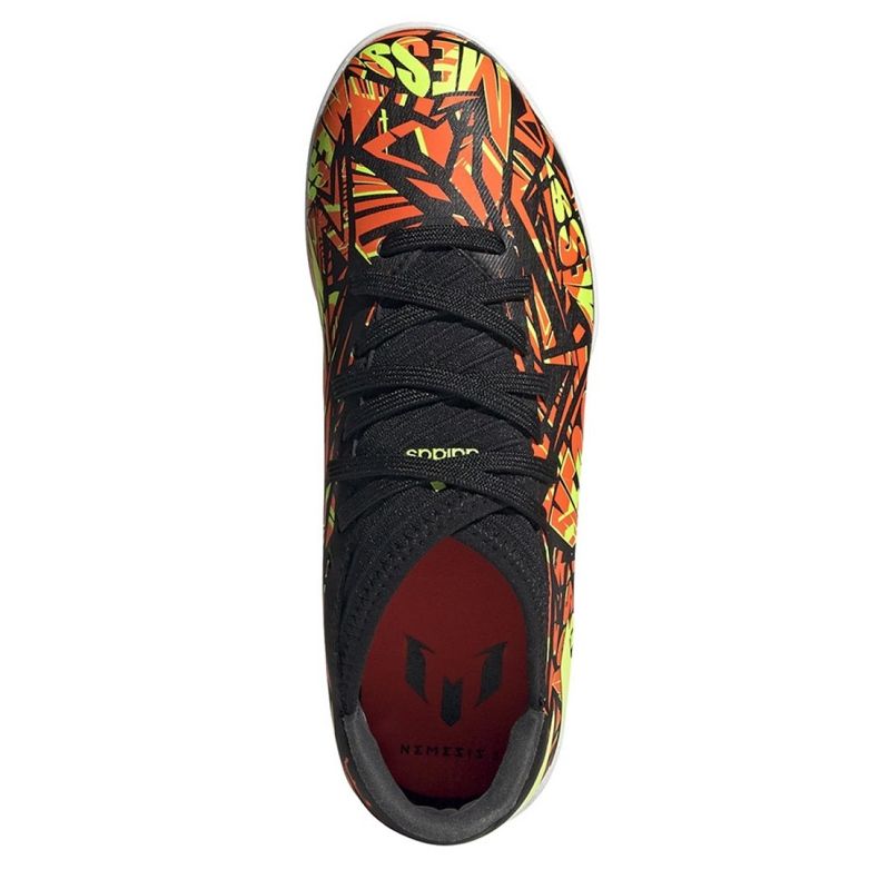 Kopačky Adidas Nemeziz Messi.3 In Jr FW7313 vícebarevný pomerančový 2