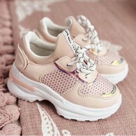 FRROCK Růžová dětská sportovní obuv Matylda růžový 1