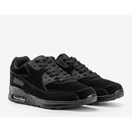 Černé pánské sportovní tenisky Trever černá 1 Černé pánské sportovní tenisky Trever černá 1