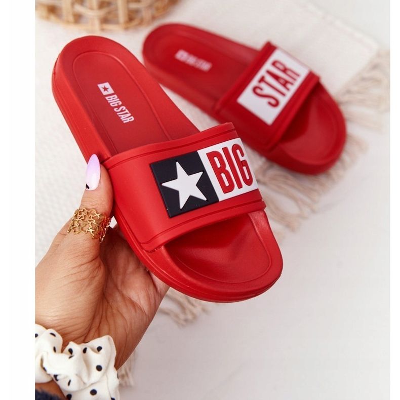 Dětské pantofle Big Star DD374153 Red červené 1