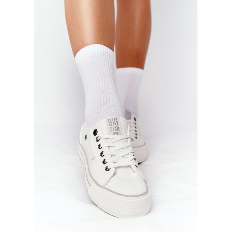 Dámské tenisky na platformě Big Star HH274052 White bílý 2