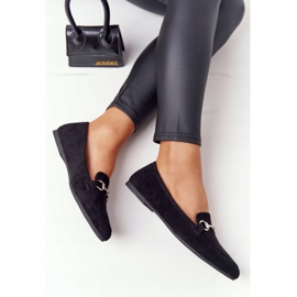 Dámské mokasíny Sergio Leone MK711 semišové černé černá 1 Dámské mokasíny Sergio Leone MK711 semišové černé černá 1