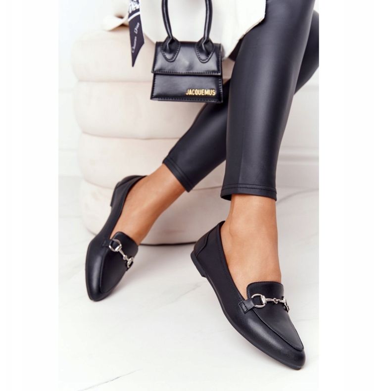 Dámské mokasíny Sergio Leone MK711 černé černý 2