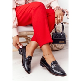 Dámské mokasíny Sergio Leone PB253 černé černý 2