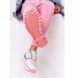 Kožená sportovní obuv na platformě GOE HH2N4008 bílá bílý vícebarevný 1 Kožená sportovní obuv na platformě GOE HH2N4008 bílá bílý vícebarevný 1