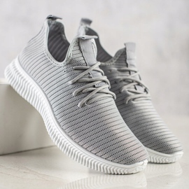 SHELOVET Pohodlné nazouvací tenisky šedá 1