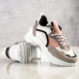 SHELOVET Módní barevné tenisky vícebarevný 1