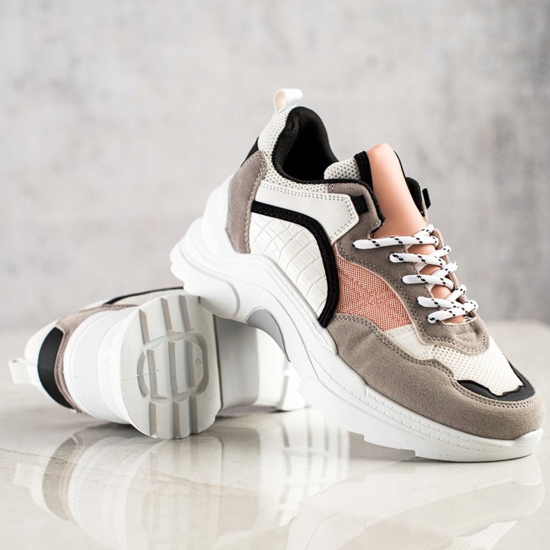 SHELOVET Módní barevné tenisky vícebarevný 1