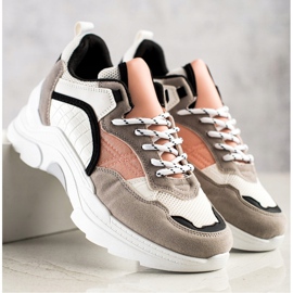 SHELOVET Módní barevné tenisky vícebarevný 2