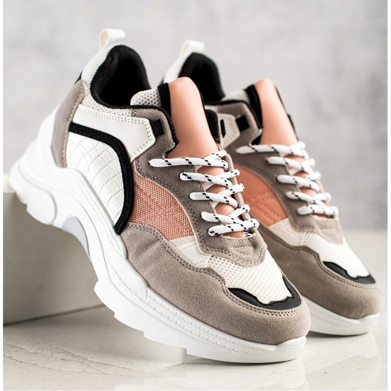 SHELOVET Módní barevné tenisky vícebarevný 2