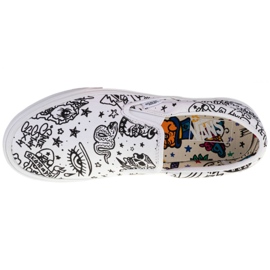 Boty Vans Classic Slip-On U VN0A4BV31IU bílý černý 2