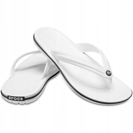 Pantofle Crocs Crocband Flip white 11033 100 bílý 1 Pantofle Crocs Crocband Flip white 11033 100 bílý 1