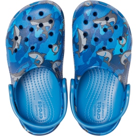 Crocs dětské Classic Shark Clog blue 206147 4KI modrý 1