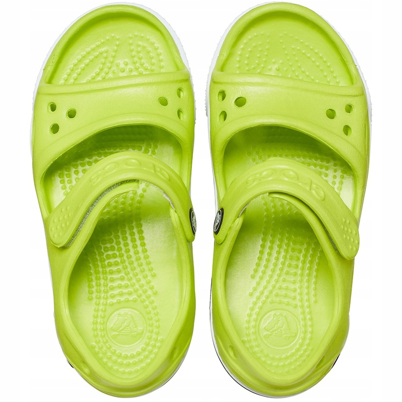 Dětské sandály Crocs Crocband Ii Sandal limetkově černé 14854 3T3 zelený 1