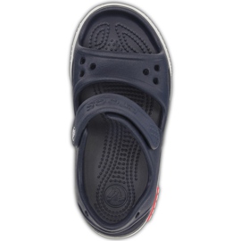 Crocs sandály pro děti Crocband Ii Sandal navy blue-white 14854 462 bílý námořnická modř 1