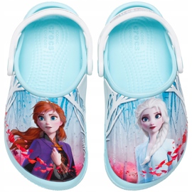 Crocs pro děti Fl Ol Disney Frozen 2 Clog blue 206167 4O9 modrý vícebarevný 1