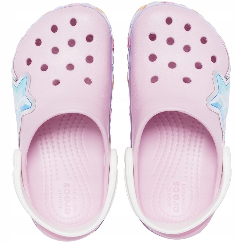 Crocs pro děti Fl Star Band Clog růžová 207075 6GD růžový 1
