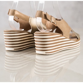 Zlaté sandály na klínku Sergio Leone zlatý 1