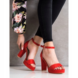 Weide Červené Sandály Na Baru červený 1