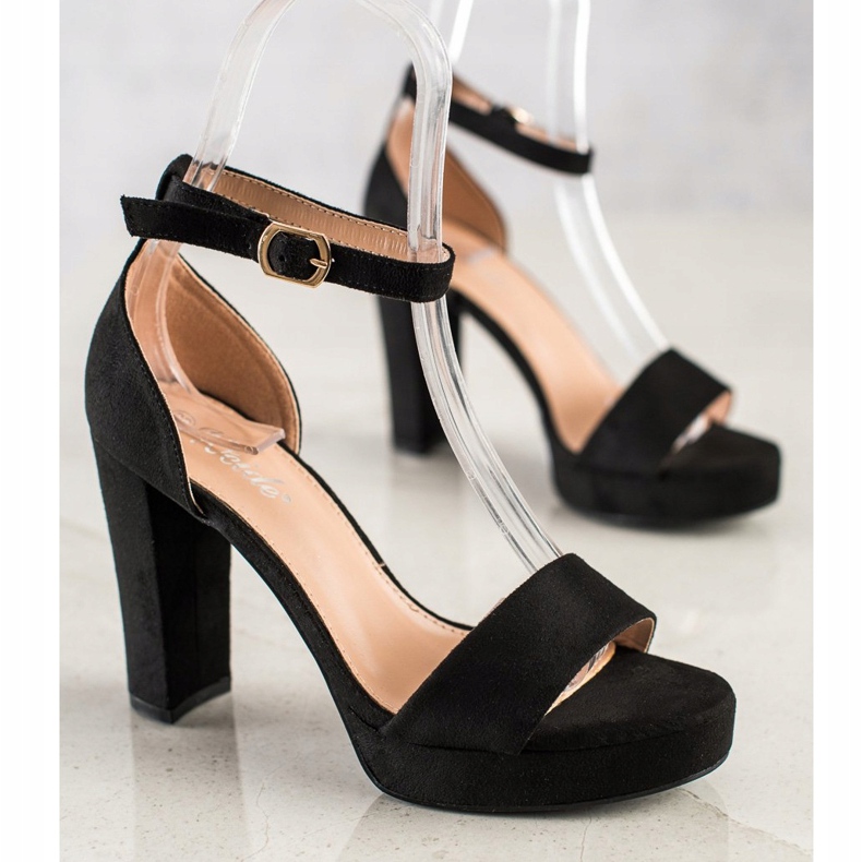 Weide Černé Sandály Na Tyči černý 2