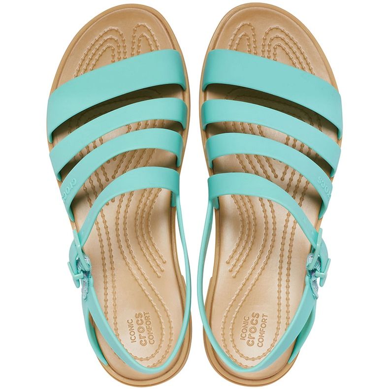 Dámské sandály Crocs Tulum Sandal mint 206107 3U3 zelený 1