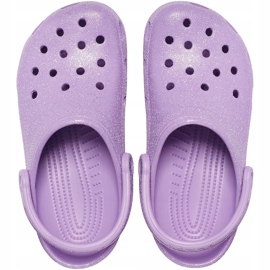 Dámské Crocs Classic Glitter Clog Violet 205942 5PR fialová 1