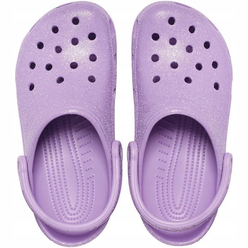 Dámské Crocs Classic Glitter Clog Violet 205942 5PR fialový 1