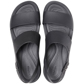 Dámské sandály Crocs Brooklyn Low Wedge černé 206453060 černý 1