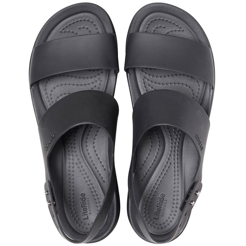 Dámské sandály Crocs Brooklyn Low Wedge černé 206453060 černý 1