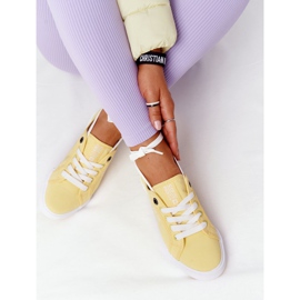 Dámské tenisky Big Star HH274062 žluté žlutá 2