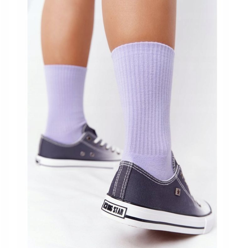 Dámské tenisky Big Star HH274128 Ombre Black bílý černý 1