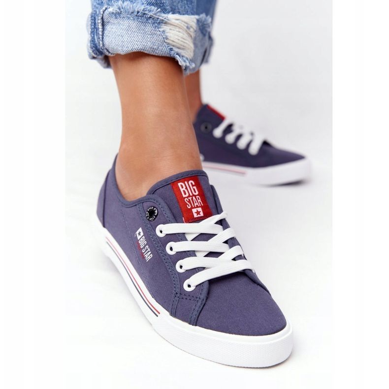 Dámské tenisky Big Star HH274063 Navy Blue námořnická modř 1