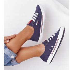 Dámské tenisky Big Star HH274063 Navy Blue námořnická modř 2