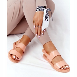 Voňavé ekologické gumové sandály ZAXY HH285164 oranžové béžový 1