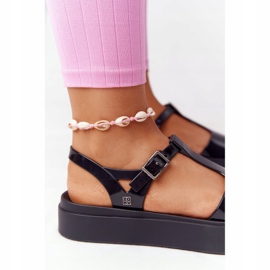 Voňavé ekologické gumové sandály ZAXY HH285116 černé černá 1