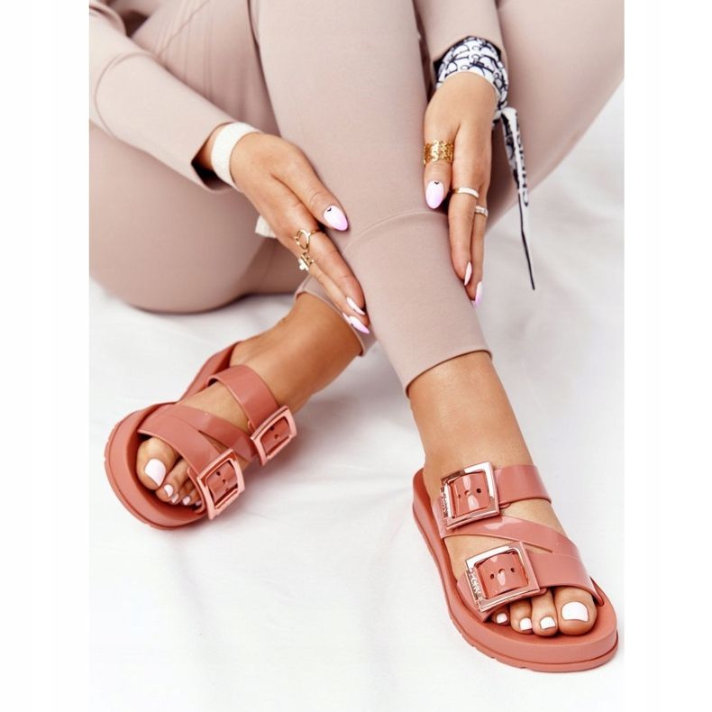 Voňavé ekologické gumové pantofle ZAXY HH285106 Ceglaste hnědý 1