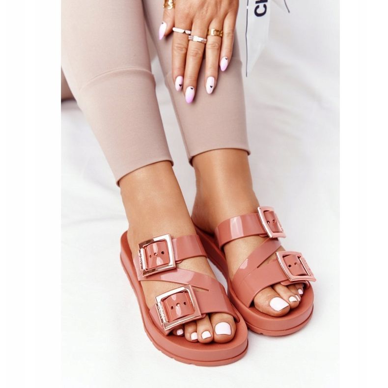 Voňavé ekologické gumové pantofle ZAXY HH285106 Ceglaste hnědý 2