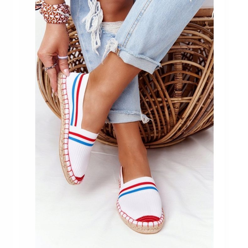 Tommy Big Star Espadrilles HH274486 White bílý červené modrý 1