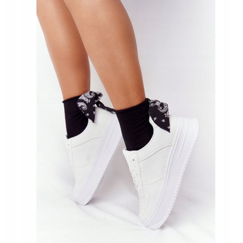 PS1 Dámské sportovní boty na platformě White This Is Me bílý 2